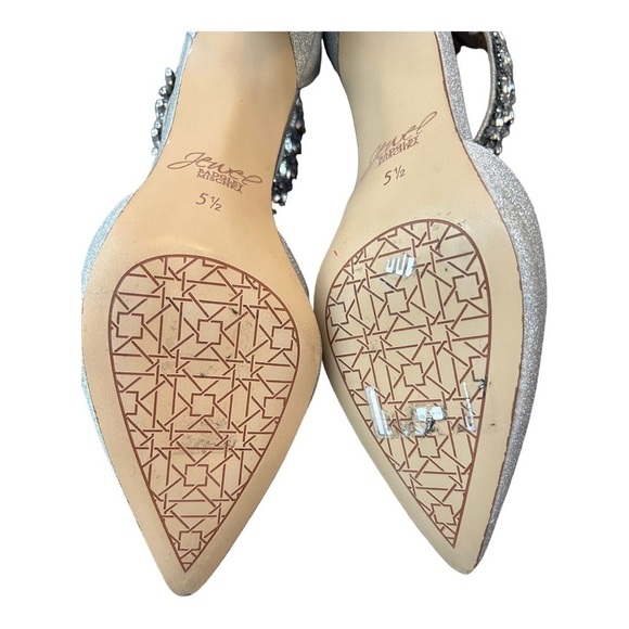 JEWEL BADGLEY MISCHKA Women's Robles Evening Pumps in silver - Picture 11 of 15